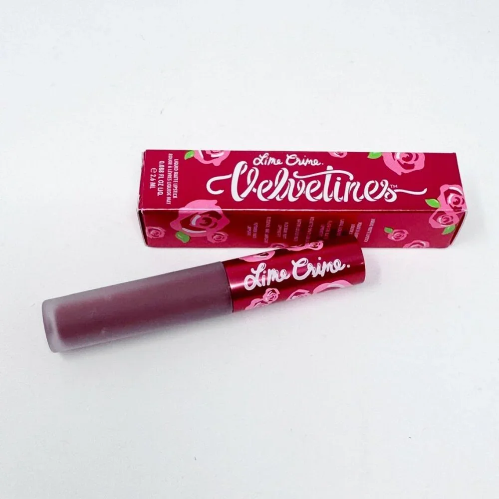 LOT 2 Lime Crime TEDDY BEAR Velvetines Liquid Matte Lipstick NEW Disc